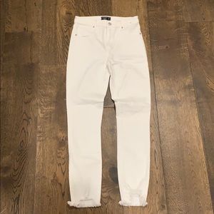 Abercrombie white jeans